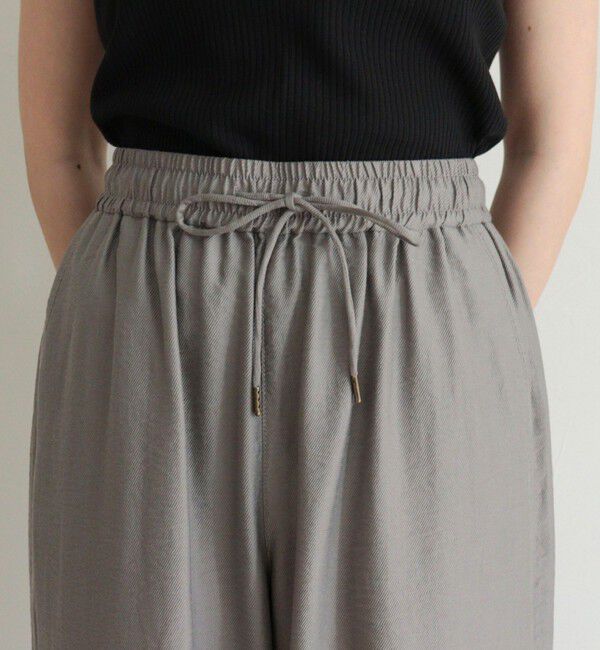 fredy emue「【接触冷感】ドライタンブラーセミワイドイージーパンツ」|チノ|