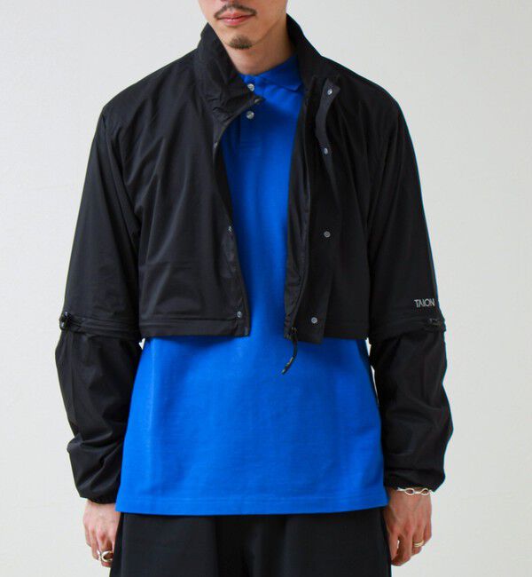 GLOSTER「【TAION/タイオン】HI-NECK W-ZIP DETACHABLE LIGHT JACKET」|ブルゾン・スタジャン|