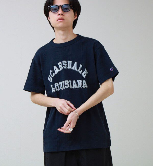 GLOSTER「【Champion/チャンピオン】WAFFLE PRINT S/S」|Tシャツ・カットソー|