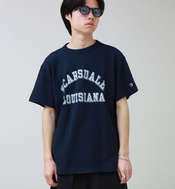 GLOSTER「【Champion/チャンピオン】WAFFLE PRINT S/S」|Tシャツ・カットソー|