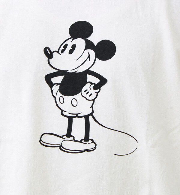 GLOSTER「【DISCUS】Disney ミッキープリントTシャツ」|Tシャツ・カットソー|