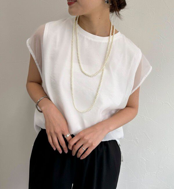 fredy emue「【人気の為、再販売！】パール/メタルマルチロングネックレス」|ネックレス|