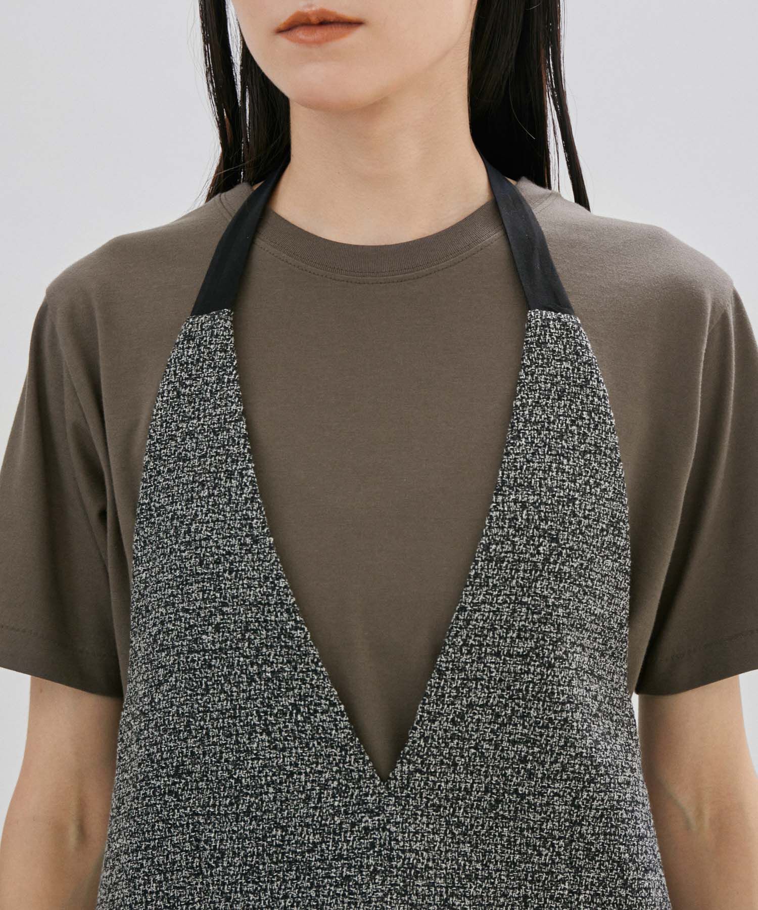 SALON adam et rope'「【サステナブル】ツイードジレ/ベスト」|ベスト・ジレ|