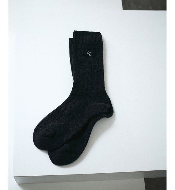 SALON adam et rope'「リブソックス-CreamyCotton /クリーミーコットン-」|ソックス|クロメイン