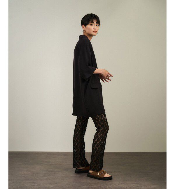 SALON adam et rope'「シアーレースレギンス［ストレッチ］」|レギンス・スパッツ|