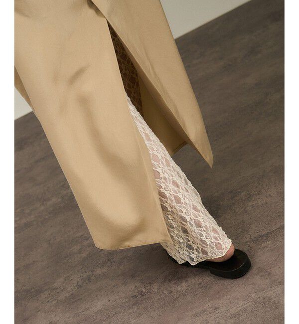 SALON adam et rope'「シアーレースレギンス［ストレッチ］」|レギンス・スパッツ|オフホワイト(15)