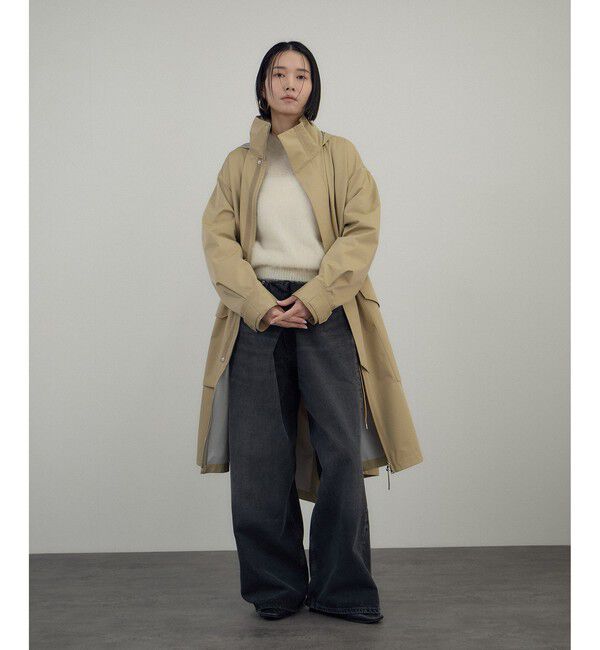 SALON adam et rope'「3レイヤーミリタリーコート / KAJIF」|ミリタリージャケット|