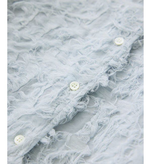 SALON adam et rope'「モチーフカットジャガードブラウス」|シャツ・ブラウス|