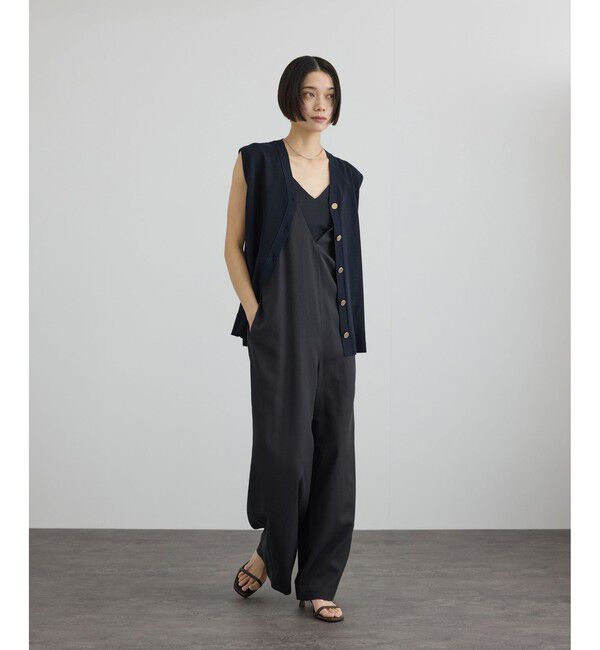 SALON adam et rope'「【WEB限定】ドライタッチメタルボタンニットジレ / ベスト［洗える］」|ベスト・ジレ|