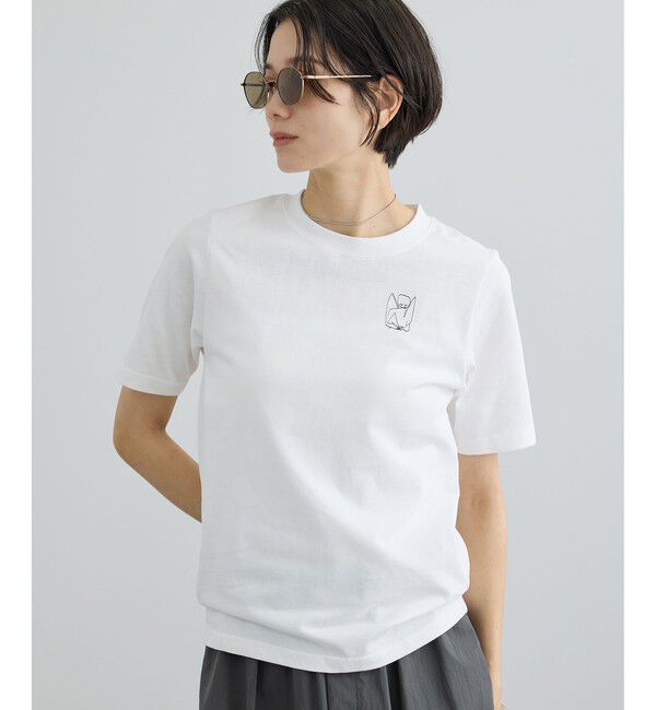 SALON adam et rope'「【PAUL KLEE by SALON】プリントコンパクトT」|Tシャツ・カットソー|ホワイト(10)