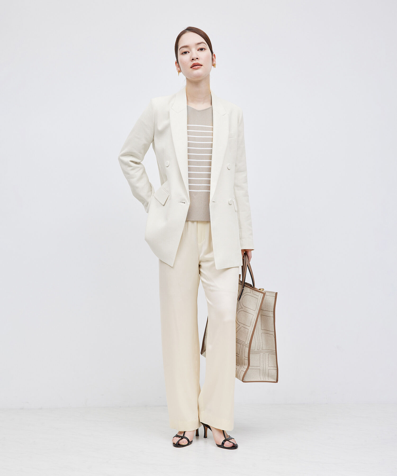 ROPE「ウォッシャブルシルクイージーパンツ【セットアップ対応】【雑誌掲載】」|その他|