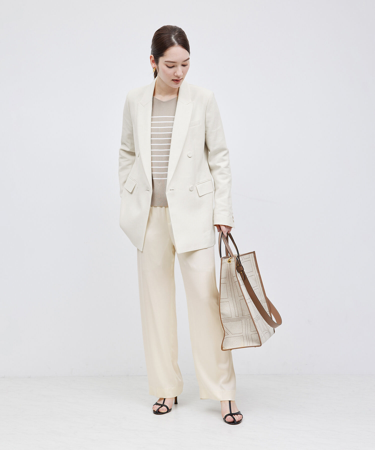 ROPE「ウォッシャブルシルクイージーパンツ【セットアップ対応】【雑誌掲載】」|その他|