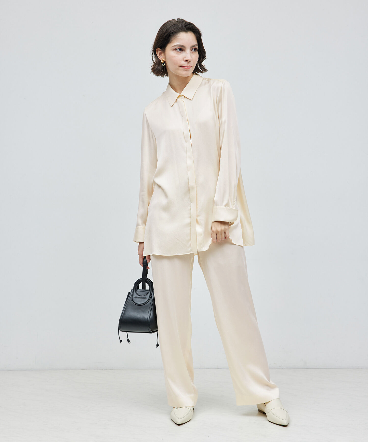 ROPE「ウォッシャブルシルクイージーパンツ【セットアップ対応】【雑誌掲載】」|その他|