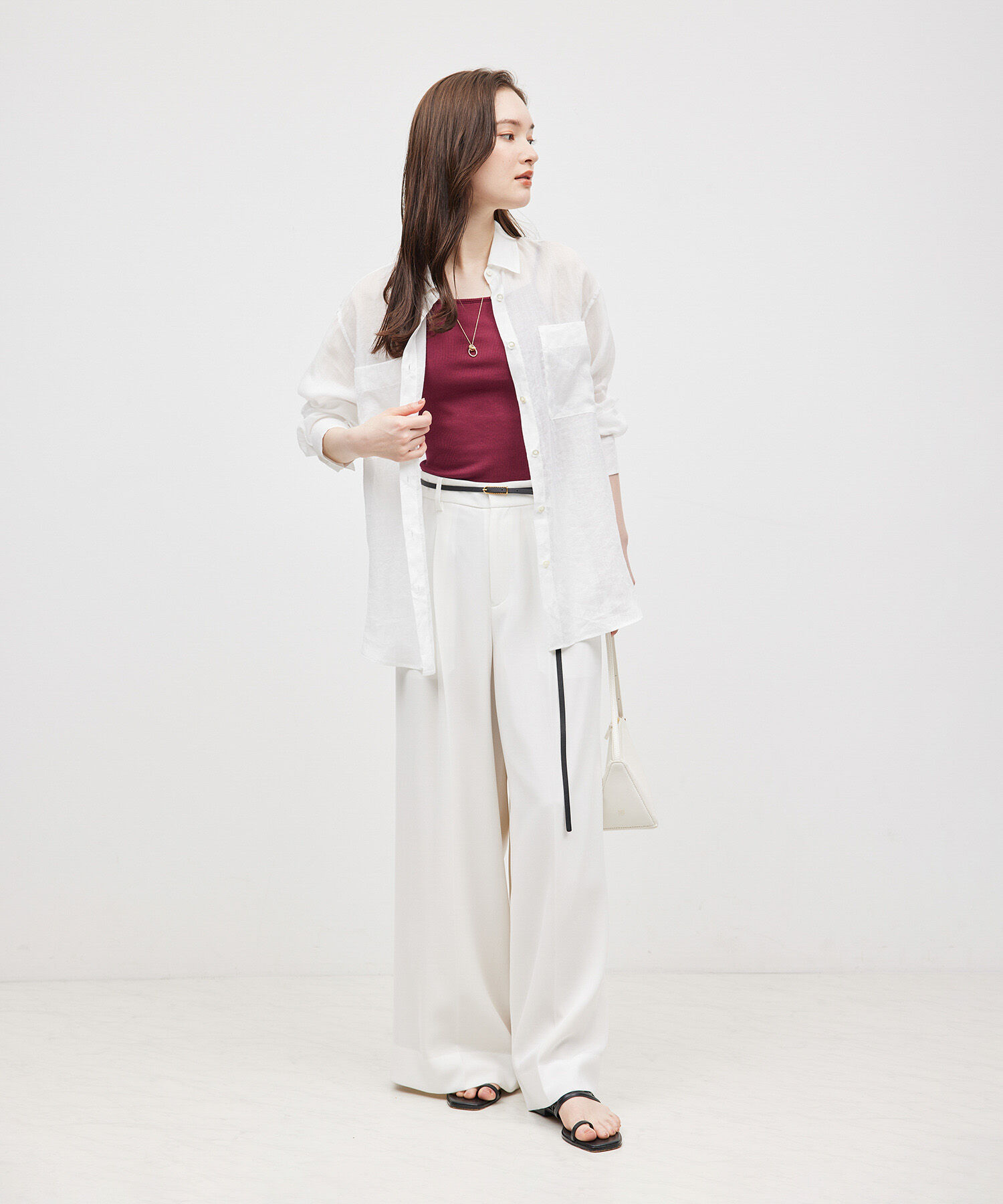 ROPE「【洗える】ロイヤルラミーレギュラーシャツ【雑誌/メディア掲載】」|シャツ・ブラウス|