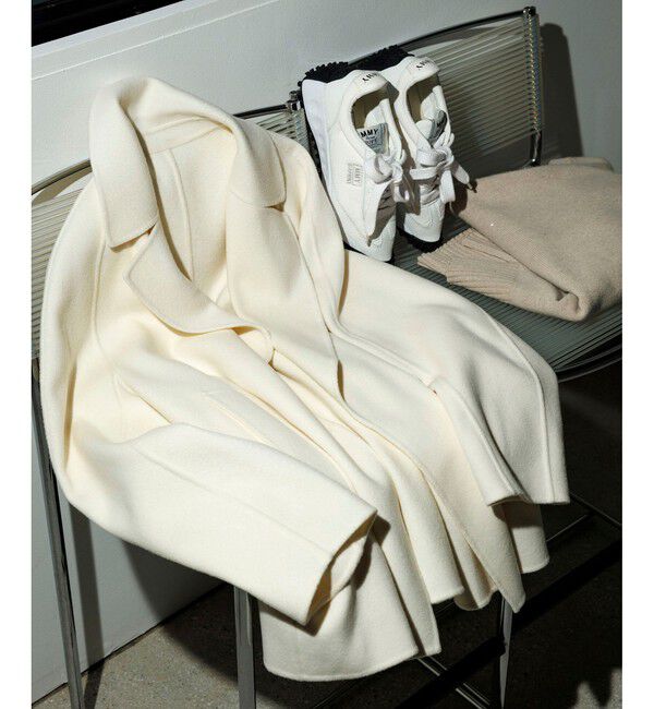 ROPE「ラムウールリバーミドルコート【Sサイズフェア対象】」|ピーコート|