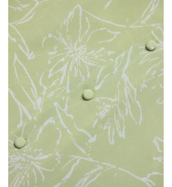 ROPE「ハンドフラワーバックタイブラウス/セットアップ対応」|シャツ・ブラウス|