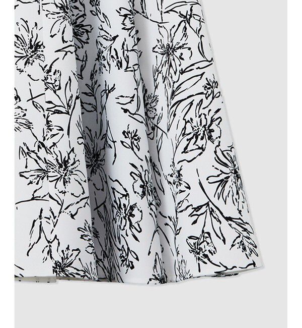 ROPE「ハンドペオントフォルムフレアスカート/セットアップ対応」|スカート|