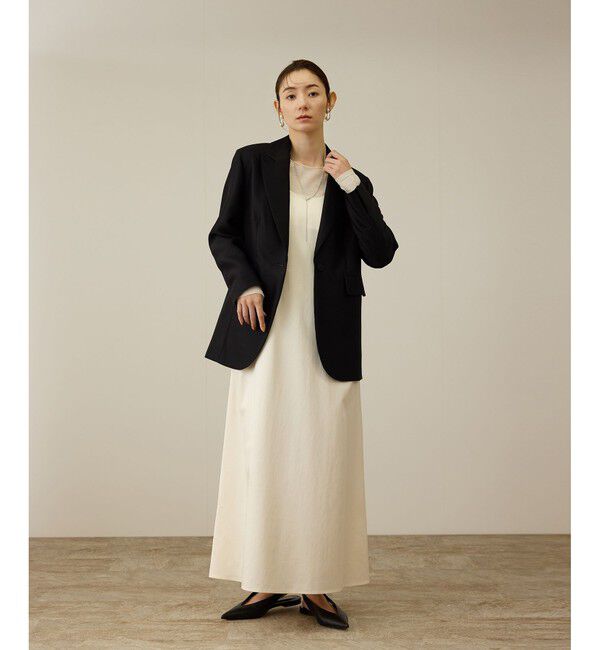 ROPE「シルクウールオーバージャケット」|テーラードジャケット|