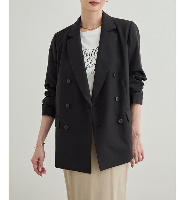 ROPE「ウールテーラードジャケット/撥水」|テーラードジャケット|