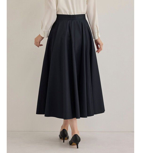 ROPE「【洗える】ドライコットンフォルムフレアスカート/セレモニー・通勤対応」|スカート|