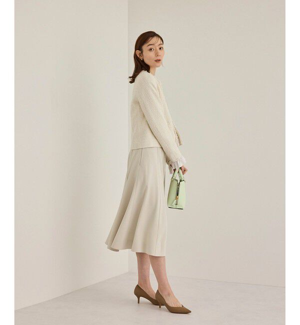 ROPE「【洗える】ダブルヨークギャザーブラウス」|シャツ・ブラウス|