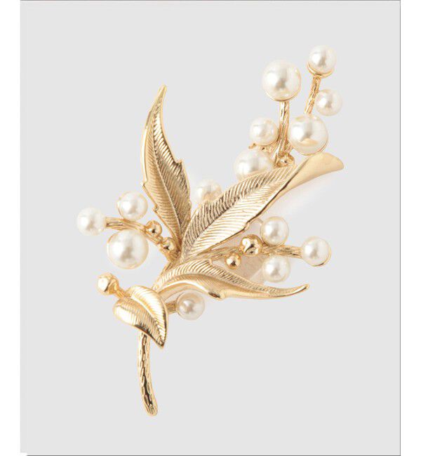 ROPE「パールブーケモチーフブローチ」|ブローチ・コサージュ|