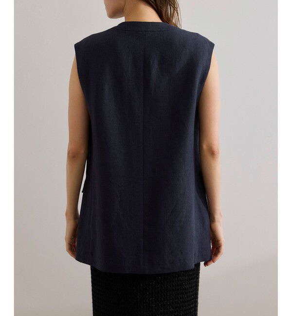 ROPE「尾州リネンオーバーロングジレ」|ベスト・ジレ|