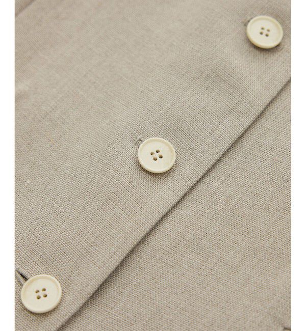 ROPE「尾州リネンオーバーロングジレ」|ベスト・ジレ|