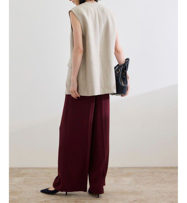 ROPE「尾州リネンオーバーロングジレ」|ベスト・ジレ|