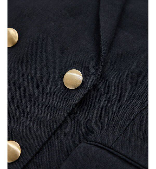 ROPE「尾州リネンダブルブレストジャケット」|テーラードジャケット|