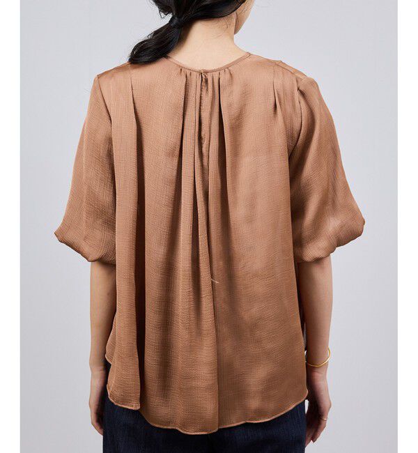 ROPE「楊柳スキッパーブラウス/イージーケア」|シャツ・ブラウス|