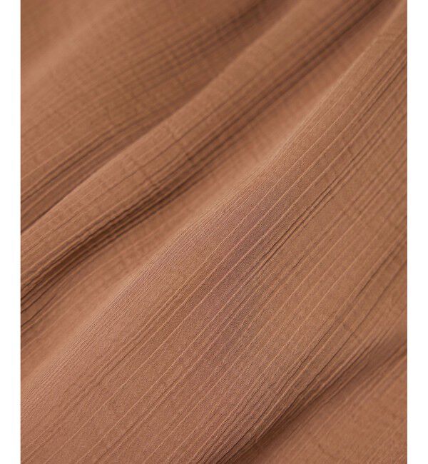 ROPE「楊柳スキッパーブラウス/イージーケア」|シャツ・ブラウス|