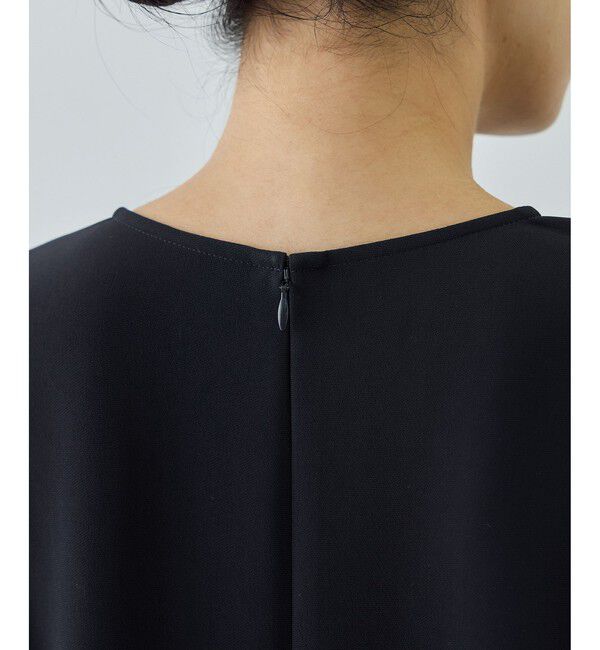 ROPE「トリアセダブルクロス ペプラムブラウス/セットアップ対応・イージーケア・26SS」|シャツ・ブラウス|