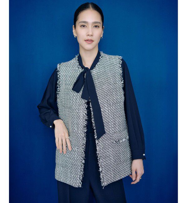 ROPE「ミックスツイードジレベスト/26SS」|ベスト・ジレ|