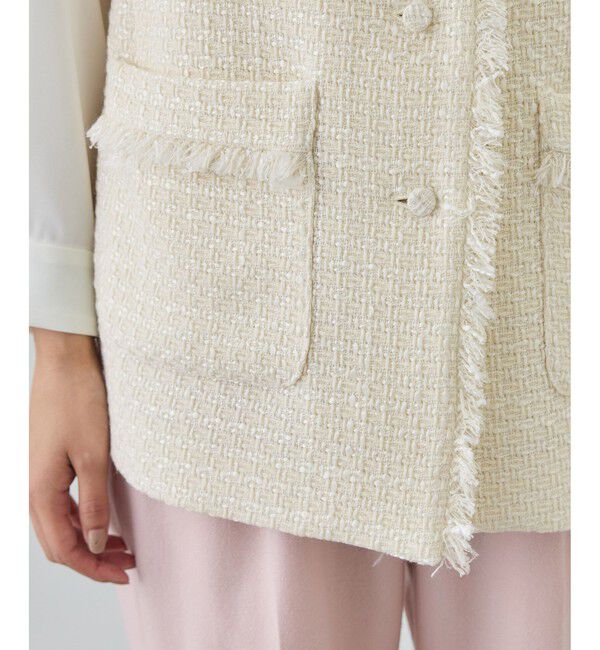 ROPE「ミックスツイードジレベスト/26SS」|ベスト・ジレ|