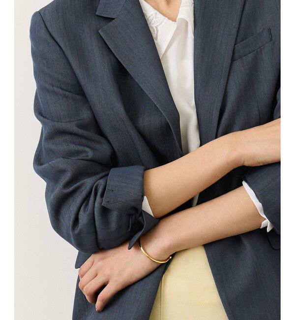 ROPE「ウエストシェイプ ベルテッドシングルジャケット/セットアップ対応」|テーラードジャケット|