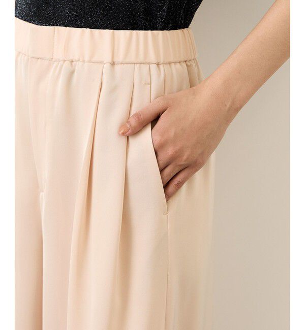 ROPE「イージータックワイドパンツ/セットアップ対応・イージーケア」|チノ|