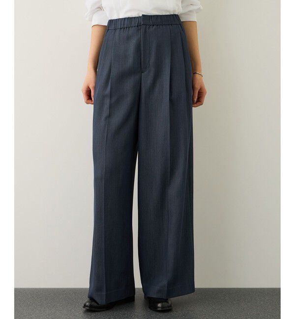 ROPE「イージータックワイドパンツ/セットアップ対応・イージーケア」|チノ|