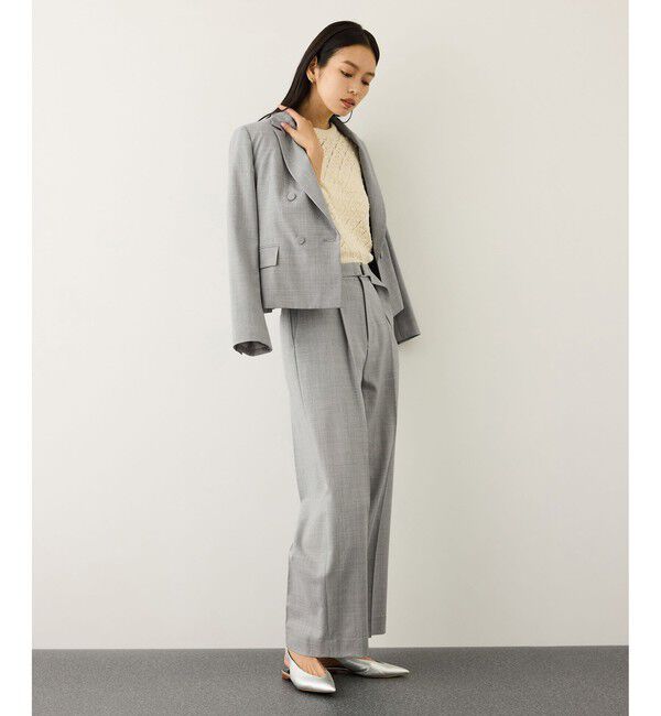 ROPE「ノンミュールジングウール テーラードジャケット/セットアップ対応」|テーラードジャケット|