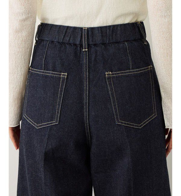ROPE「イージーワイドデニムパンツ(岡山デニム)/セットアップ対応・イージーケア」|デニム|