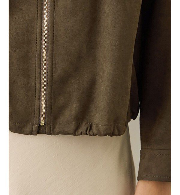 ROPE「スエードライク スプリイングブルゾン」|ブルゾン・スタジャン|