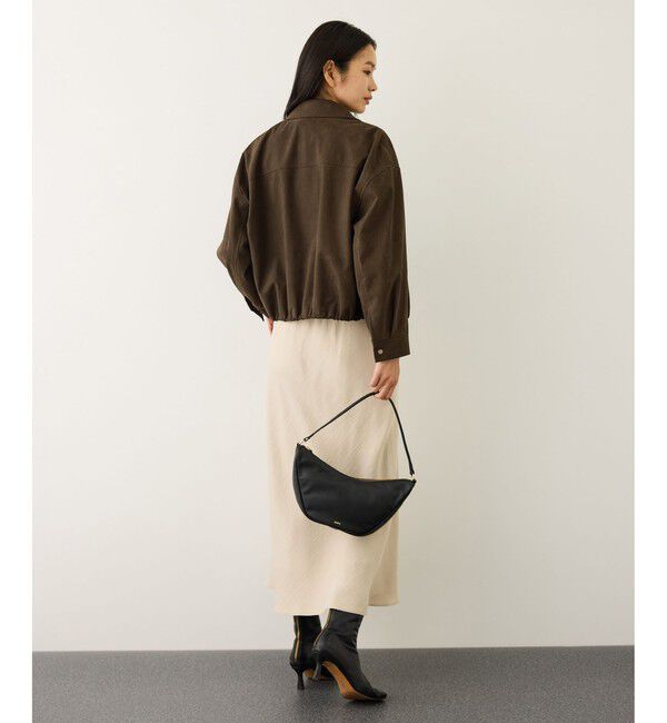 ROPE「スエードライク スプリイングブルゾン」|ブルゾン・スタジャン|