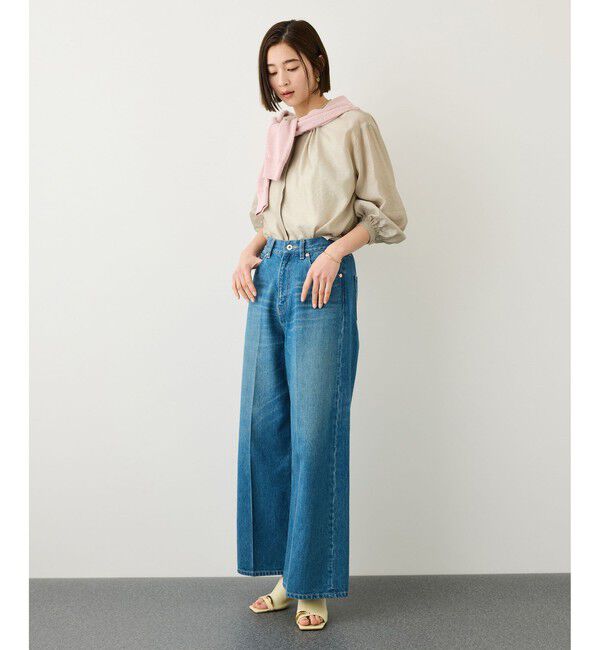 ROPE「キュプラシルクボリュームスリーブブラウス/イージーケア」|シャツ・ブラウス|