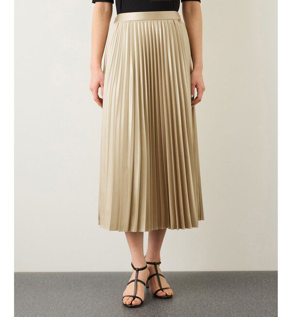 ROPE「シャイニープリーツスカート/イージーケア」|スカート|