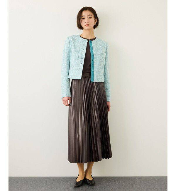 ROPE「シャイニープリーツスカート/イージーケア」|スカート|