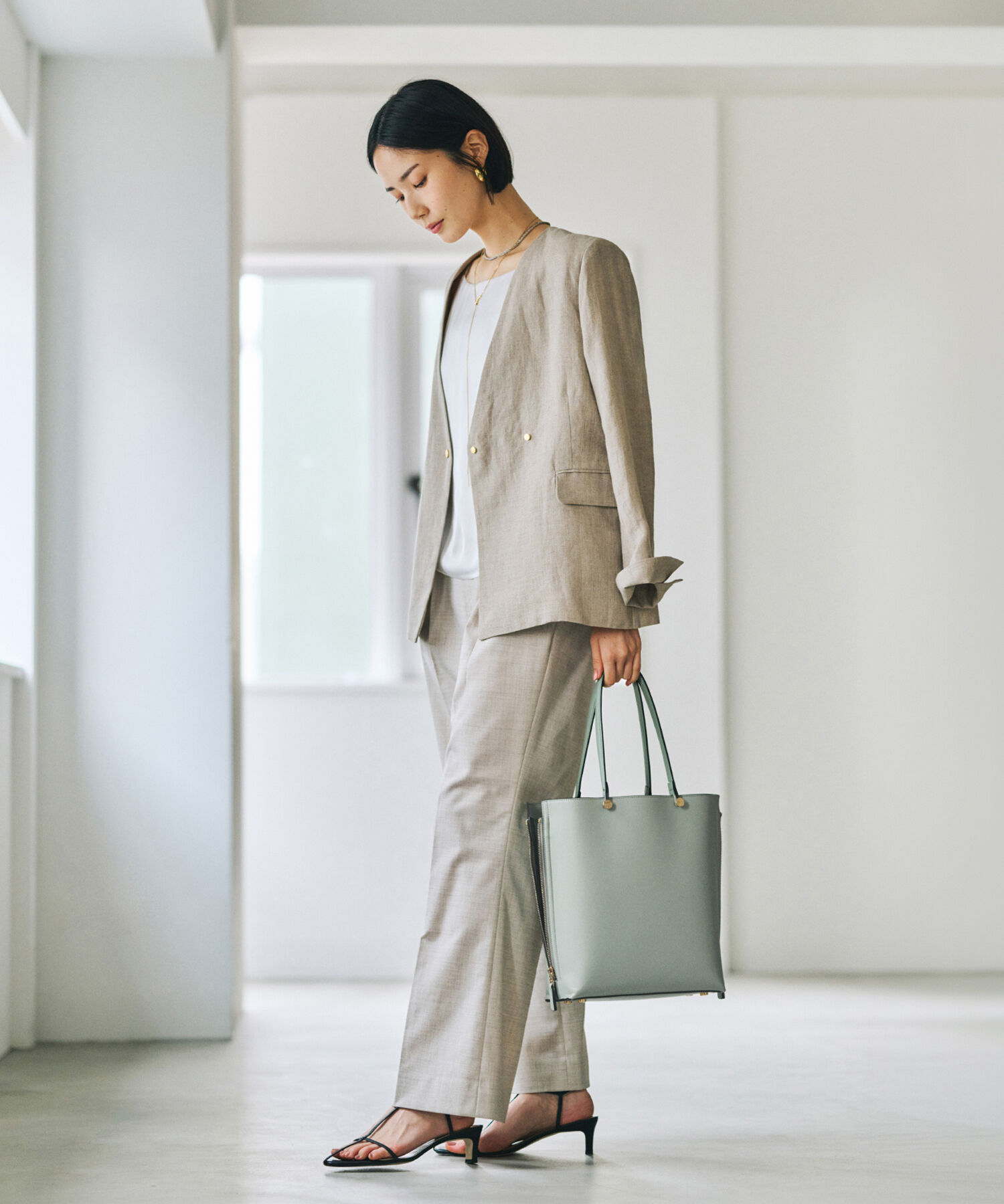 ROPE「【E'POR】【新型】Y BAG Short/通勤・26SS」|トートバッグ|