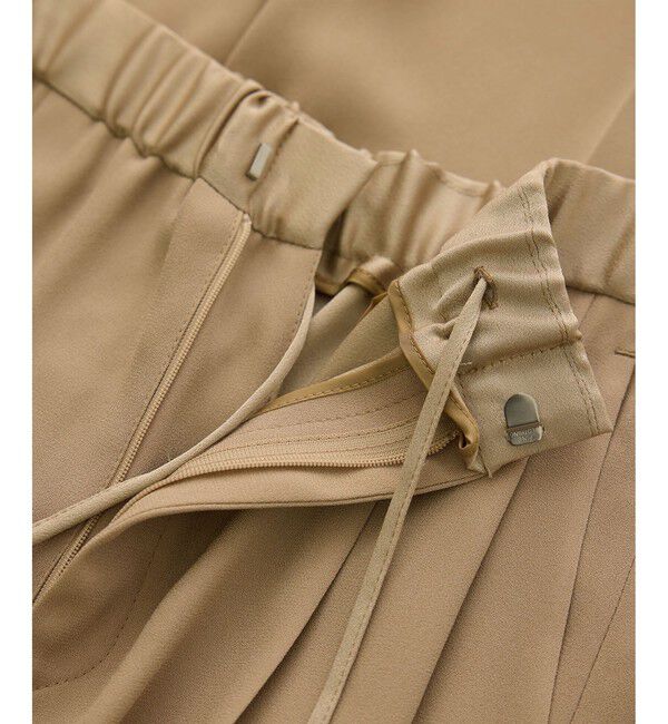 ROPE「ライトトリアセイージーワイドパンツ/イージーケア・セットアップ対応」|チノ|