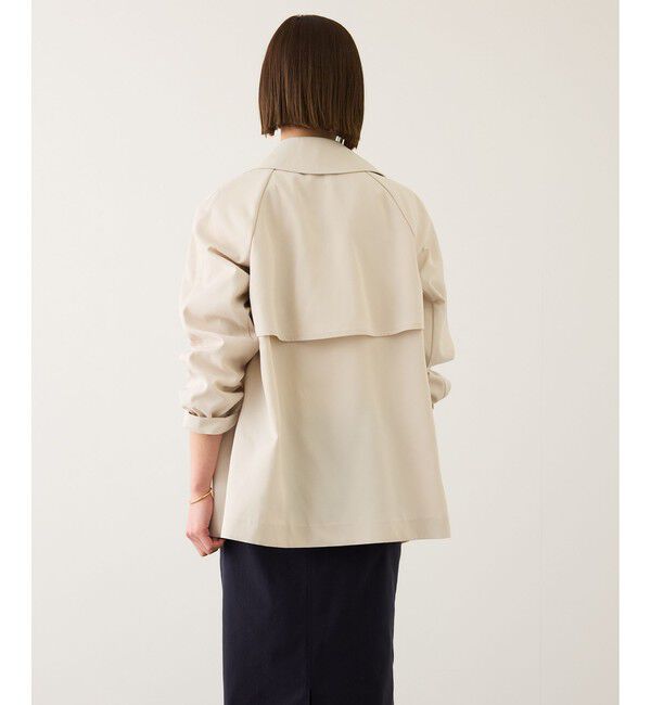 ROPE「【撥水加工】ライトミドル丈トレンチコート」|トレンチコート|