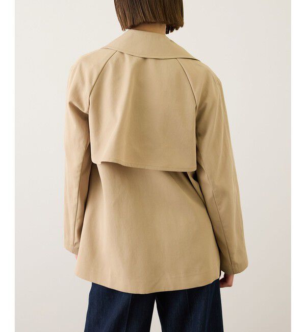 ROPE「【撥水加工】ライトミドル丈トレンチコート」|トレンチコート|