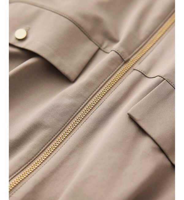 ROPE「フロントジップブルゾンブラウス/イージーケア」|シャツ・ブラウス|